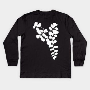 Delicate Plant Leaves Kids Long Sleeve T-Shirt